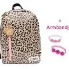 Zebra Rugzak Panter White Spot (m) + Gratis Armbandje