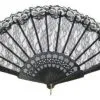 Waaier Zwart Kant